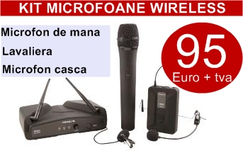 Proel wm202kit set de microfoane profesionale fara fir